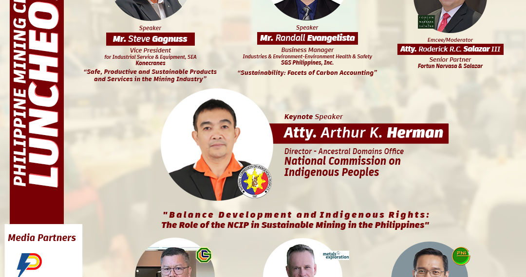 Philippine Mining Club Luncheon Forum – Advancing Sustainable Mining Practices